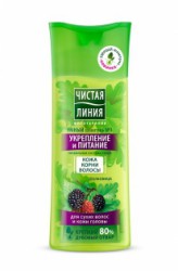 Шампунь Чистая линия Укрепление и питание дубовый отвар шелковица для сухих волос 250 мл